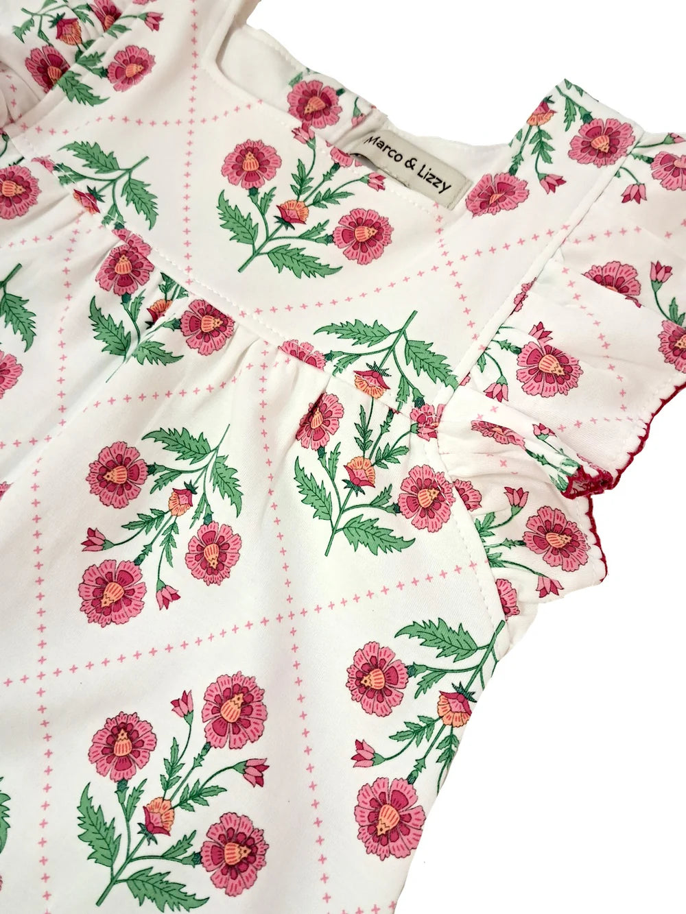 Madison Floral Print Ruffle Girl's Dress