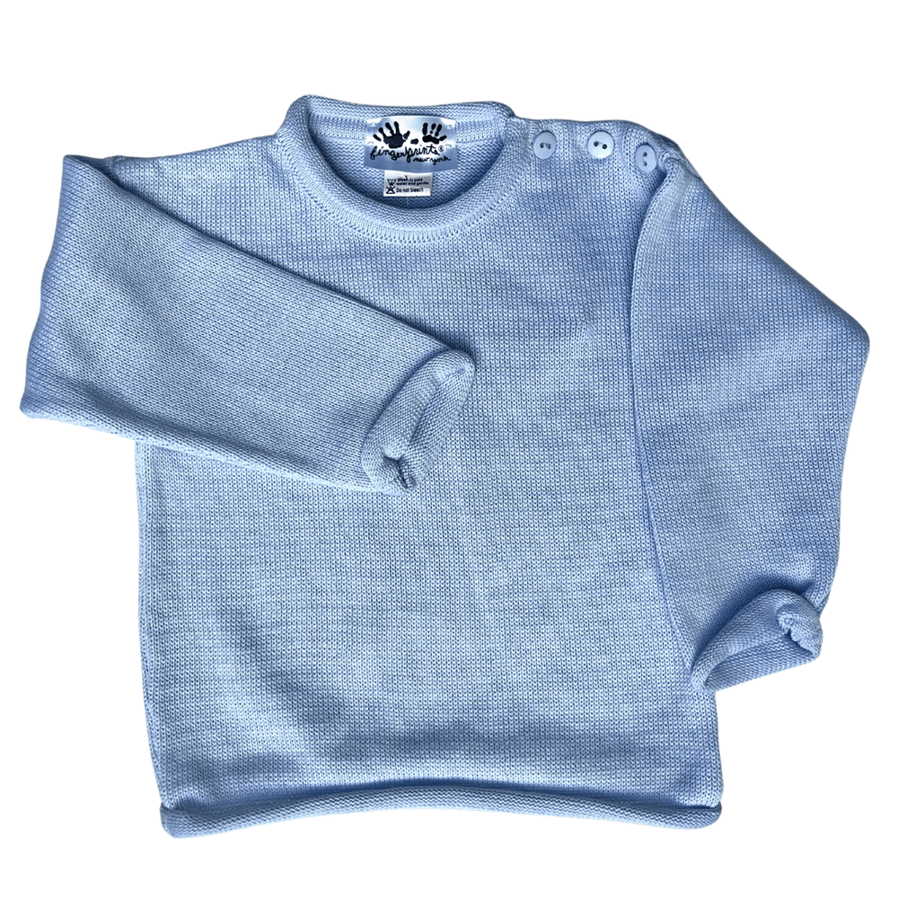 Fingerprints Roll Neck Pullover