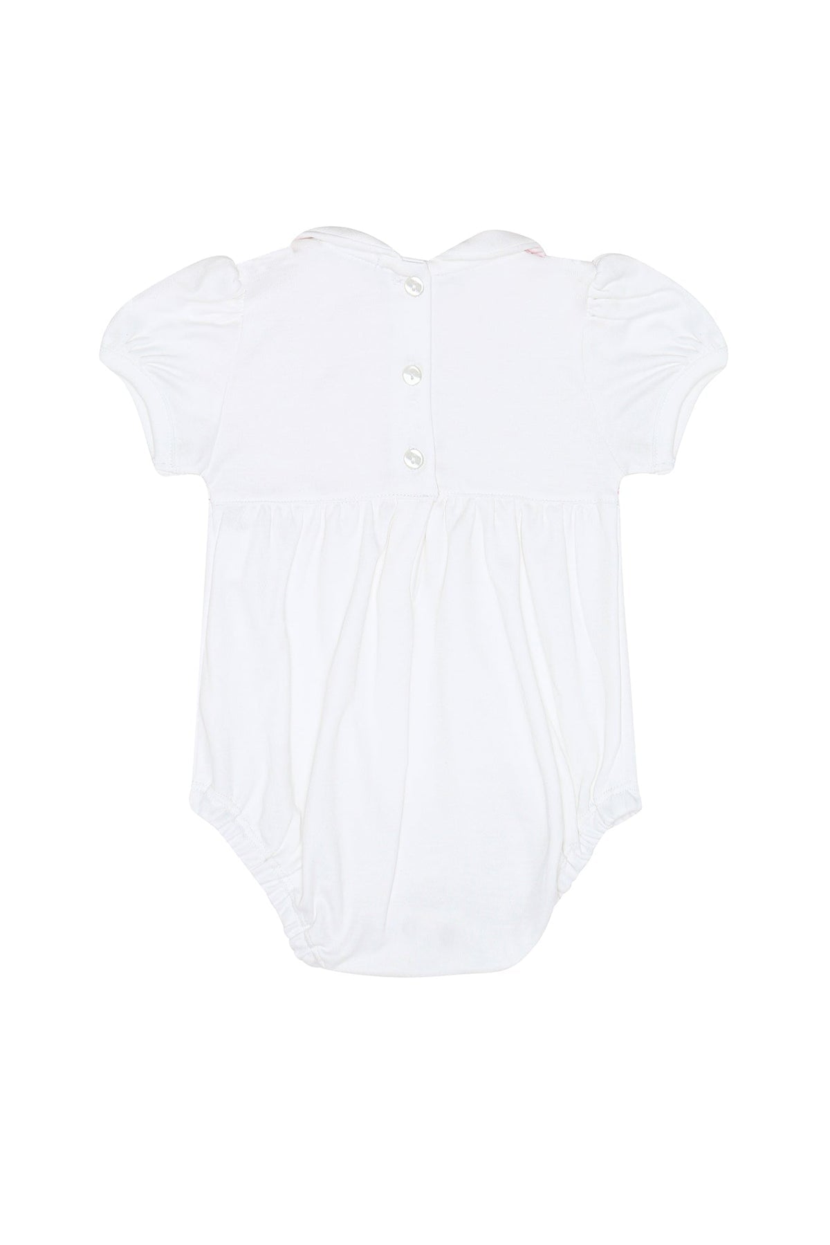 Signature Smocked White Girls Bubble