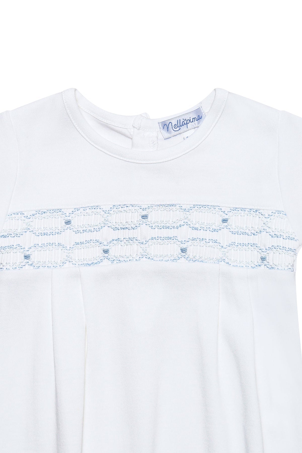 Signature Smocked White Boys Gown