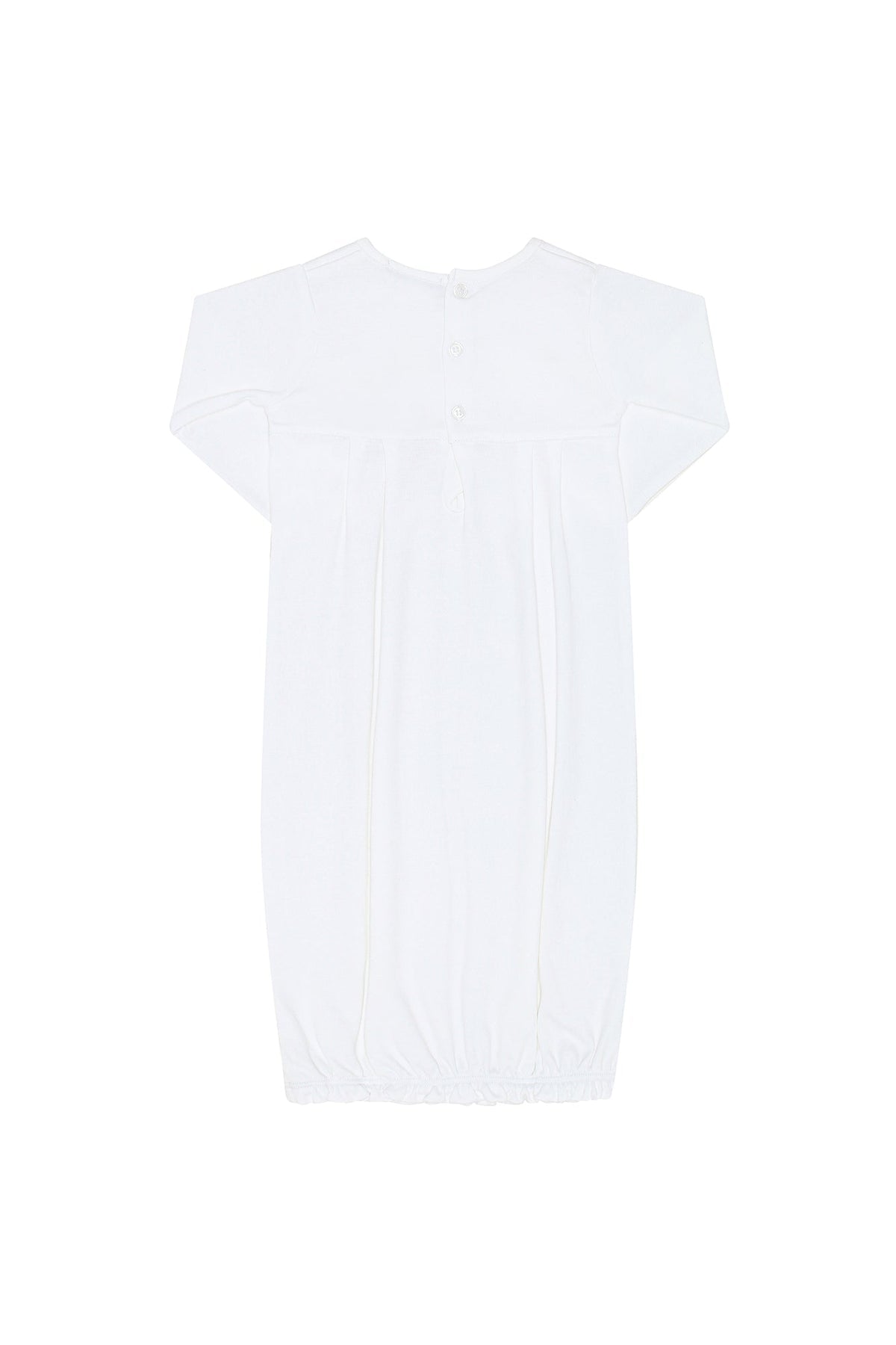 Signature Smocked White Boys Gown