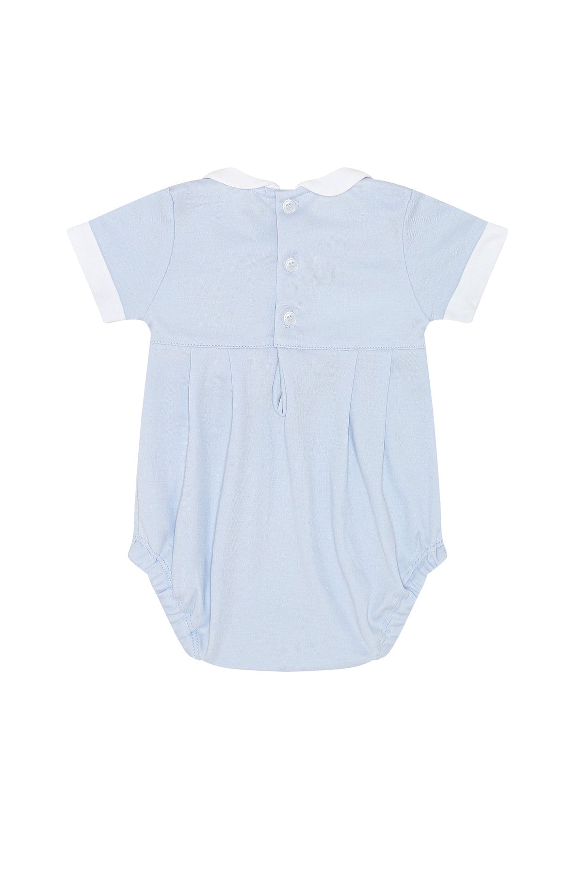 Signature Smocked Blue Bubble