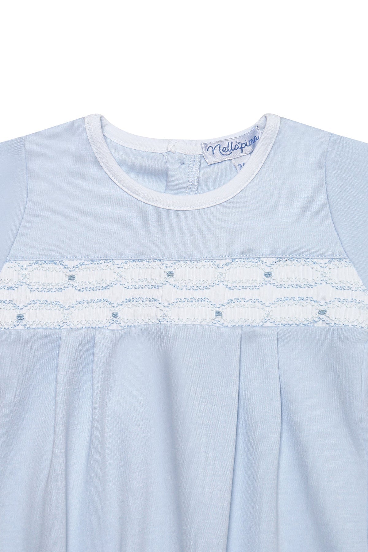 Signature Smocked Blue Gown