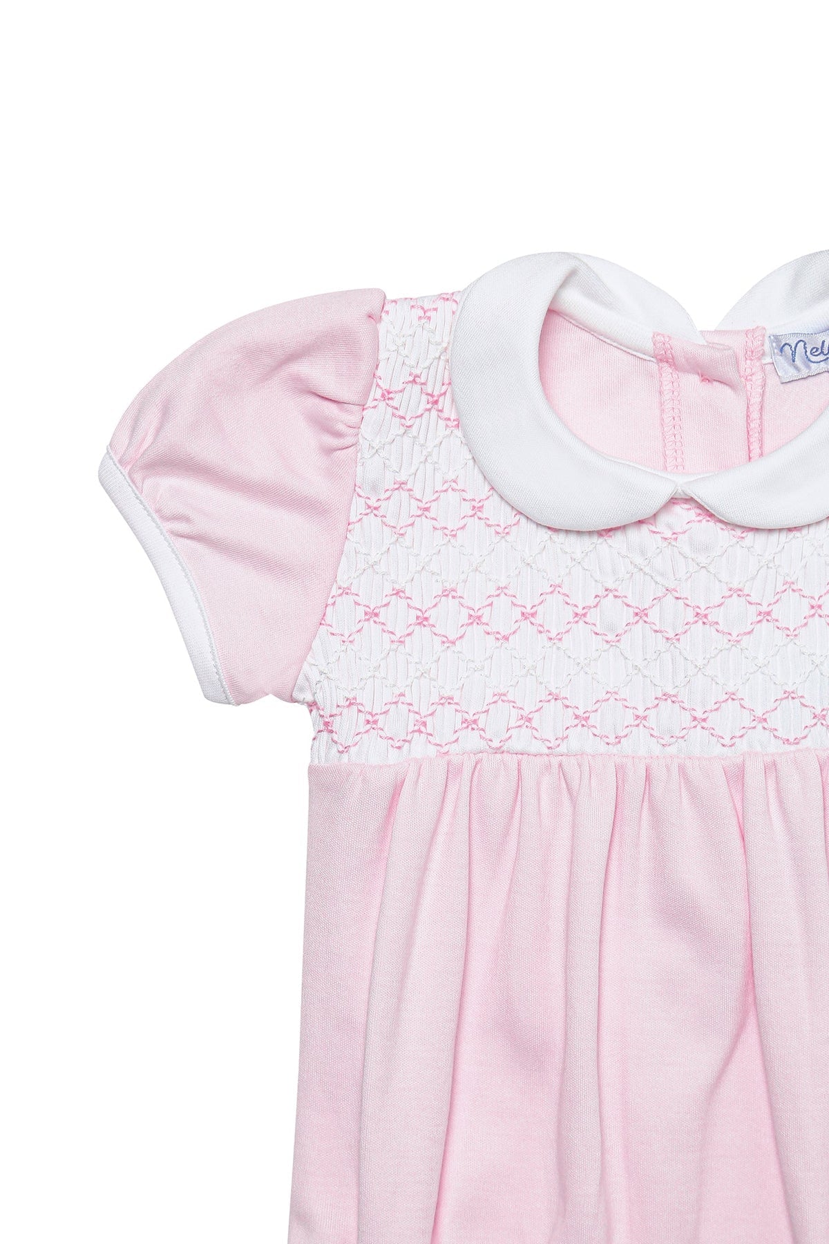 Signature Smocked Pink Bubble