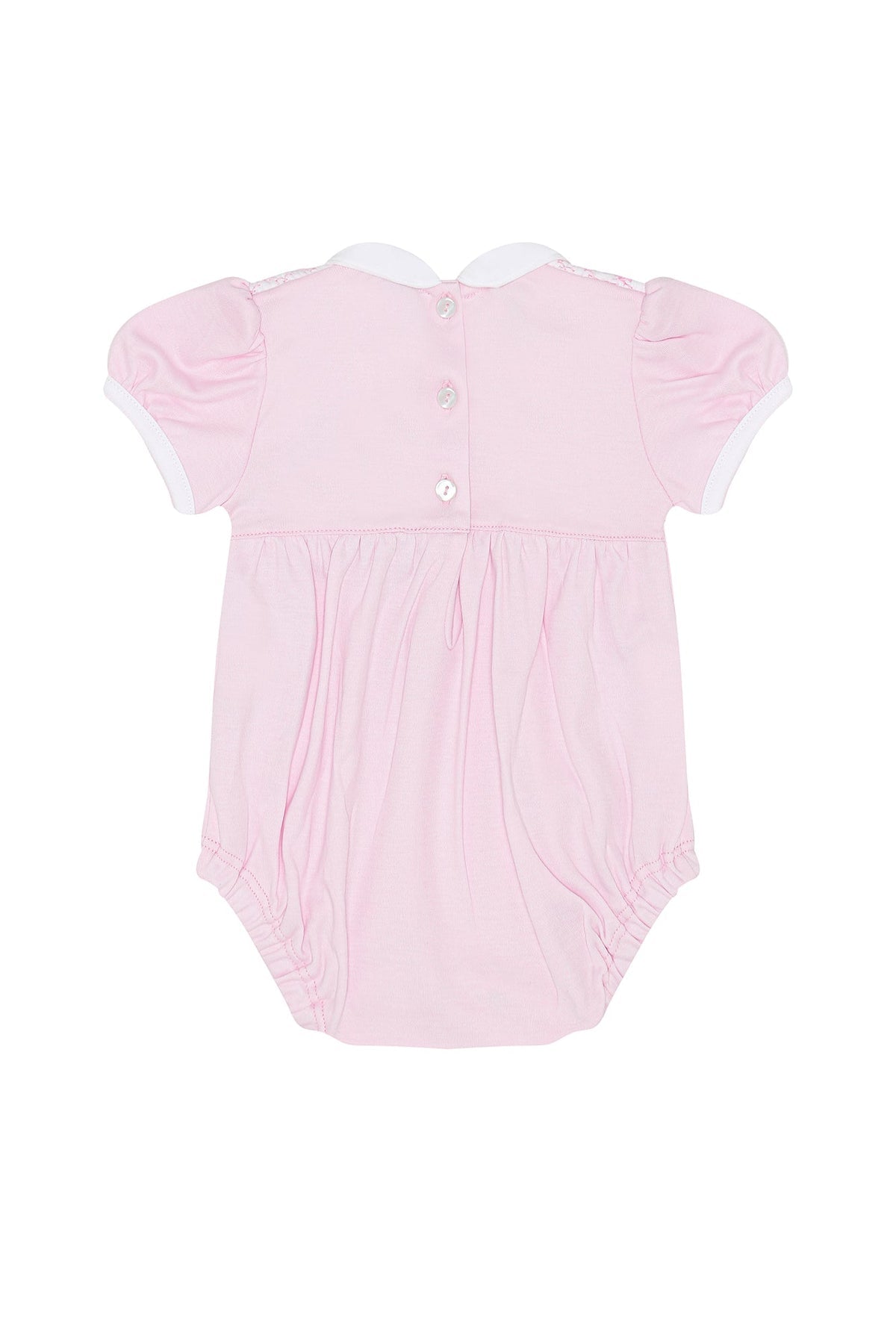 Signature Smocked Pink Bubble