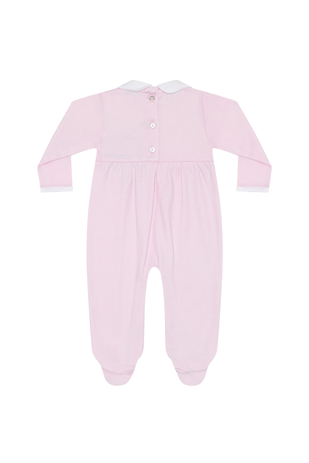 Signature Smocked Pink Footie
