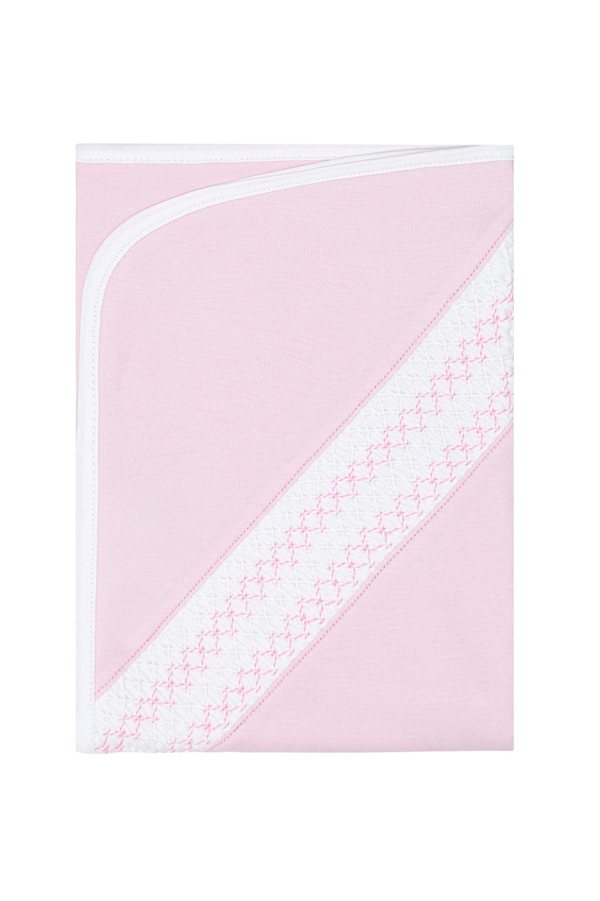 Signature Smocked Receiving Blanket
