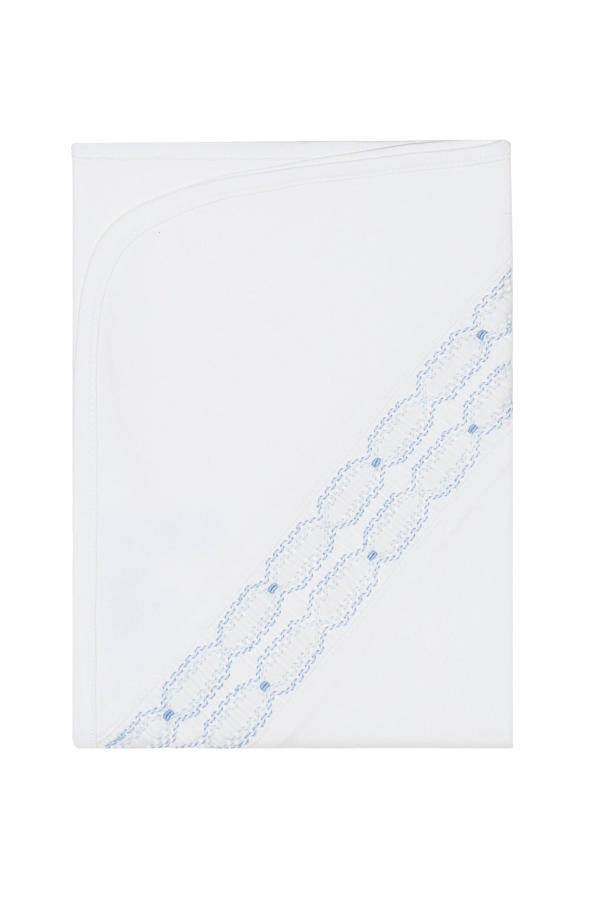 Signature Smocked Receiving Blanket