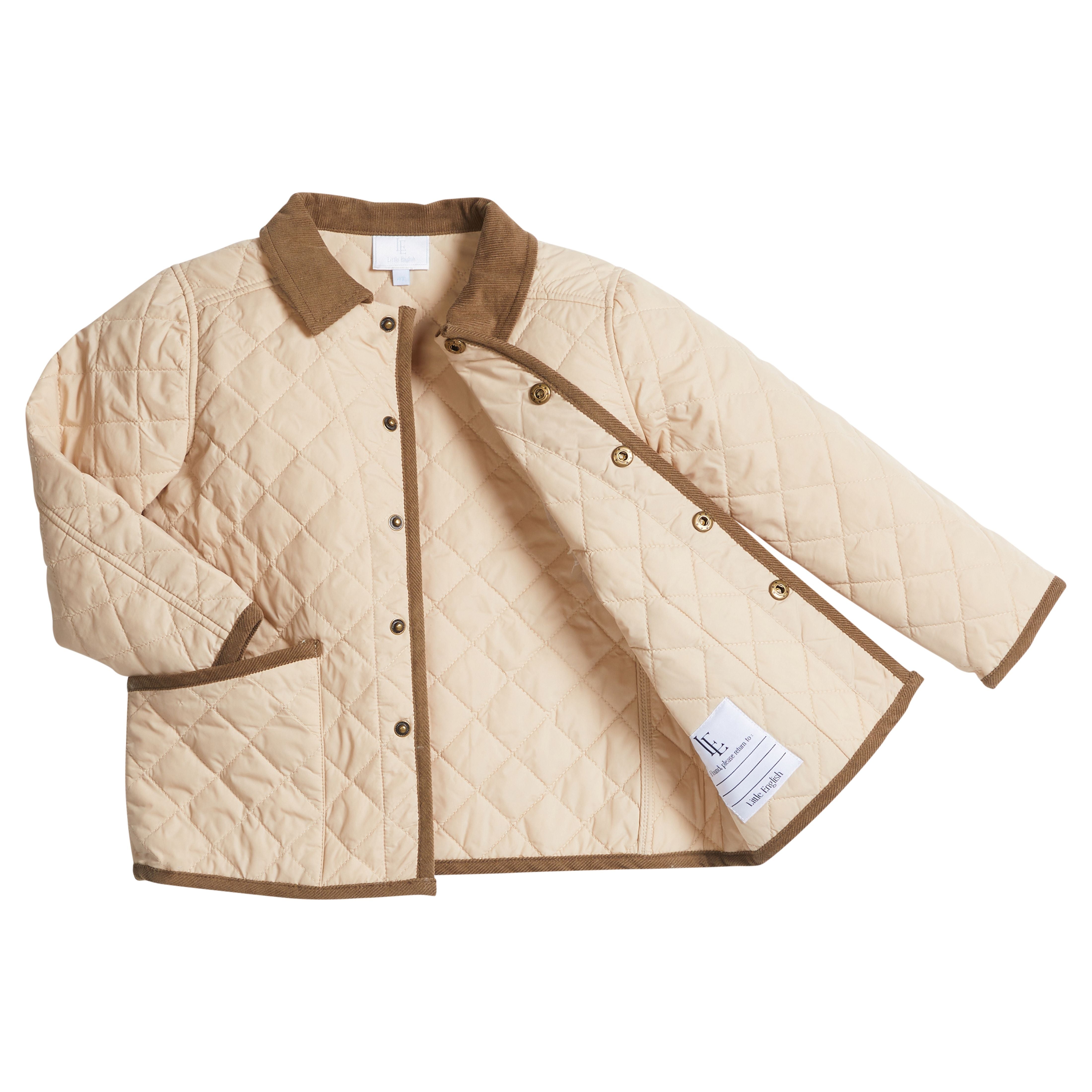 Classic Quilted Jacket- Khaki