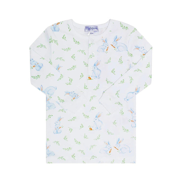 Blue Bunny Print Pajama