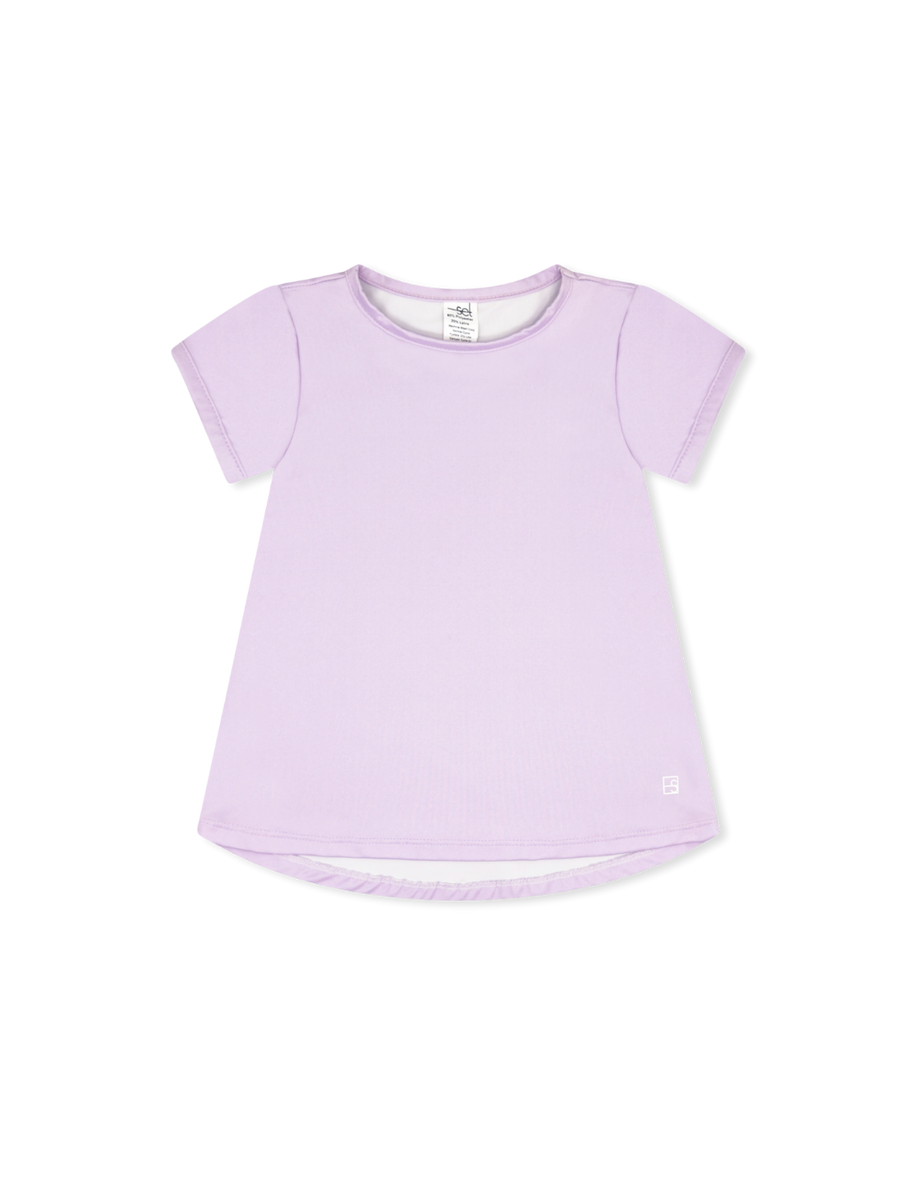 Bridget Basic Tee- Petal Purple