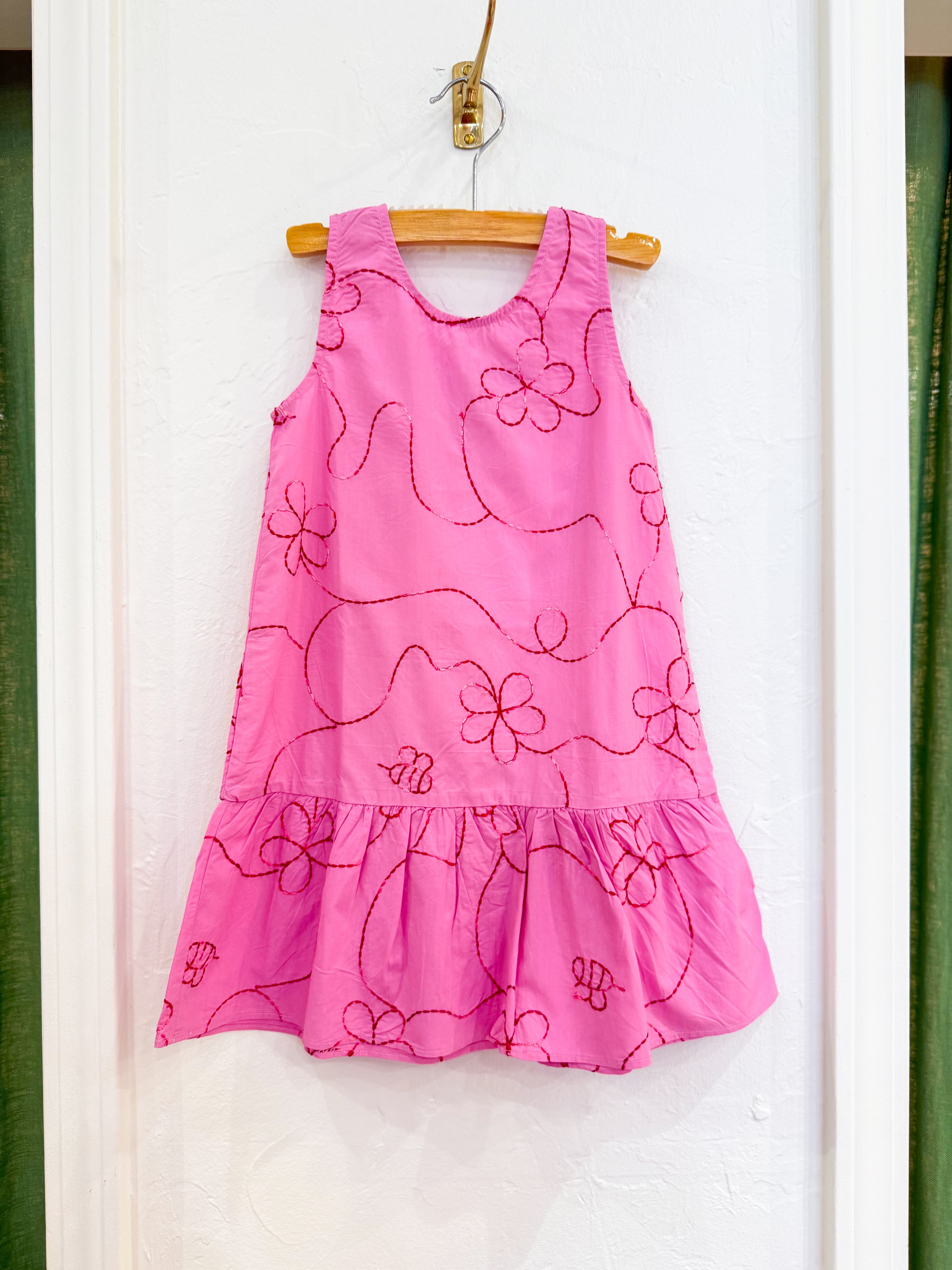 Bold Pink Jardin Dress