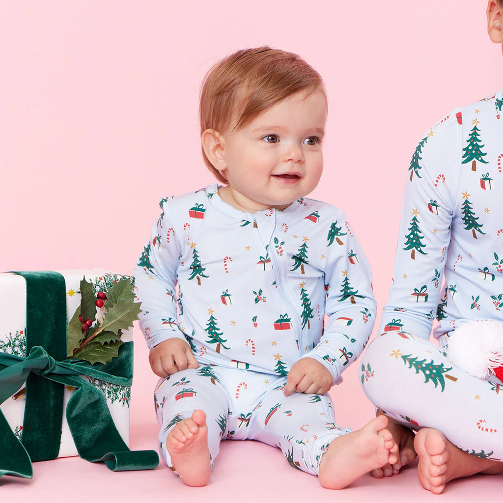 Baby Bamboo Romper - Holiday Cheer