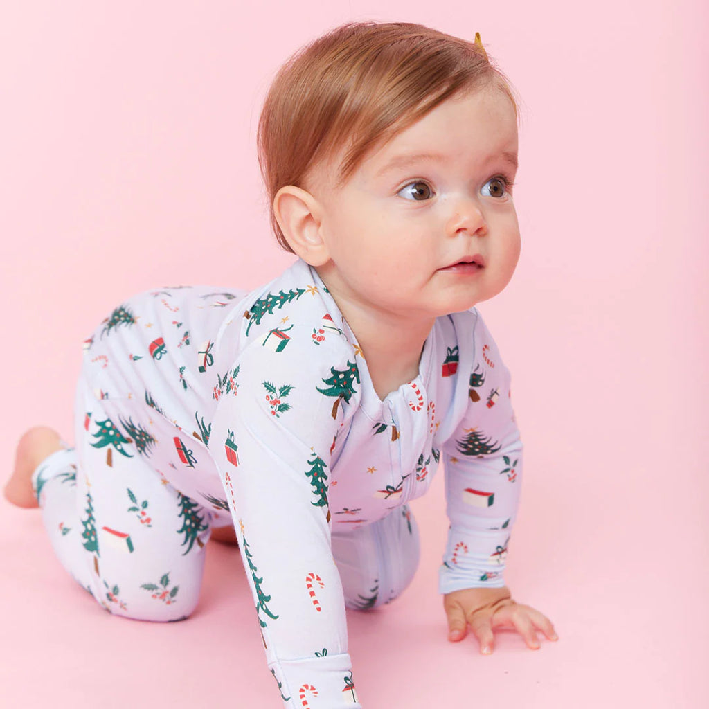 Baby Bamboo Romper - Holiday Cheer