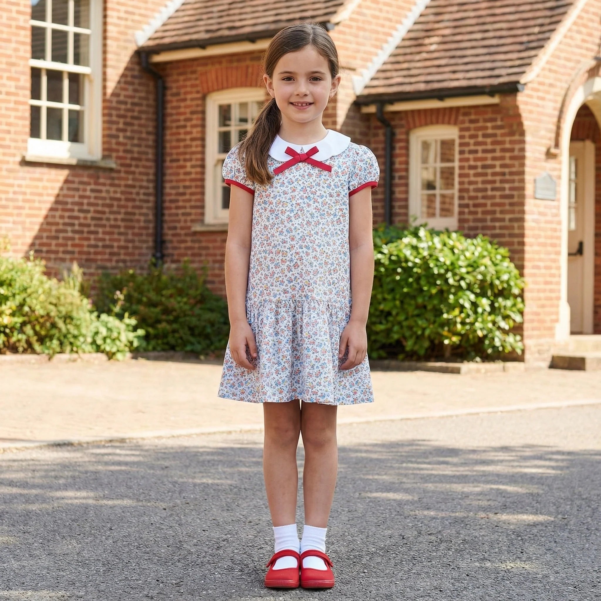 Back to School Floral Dress