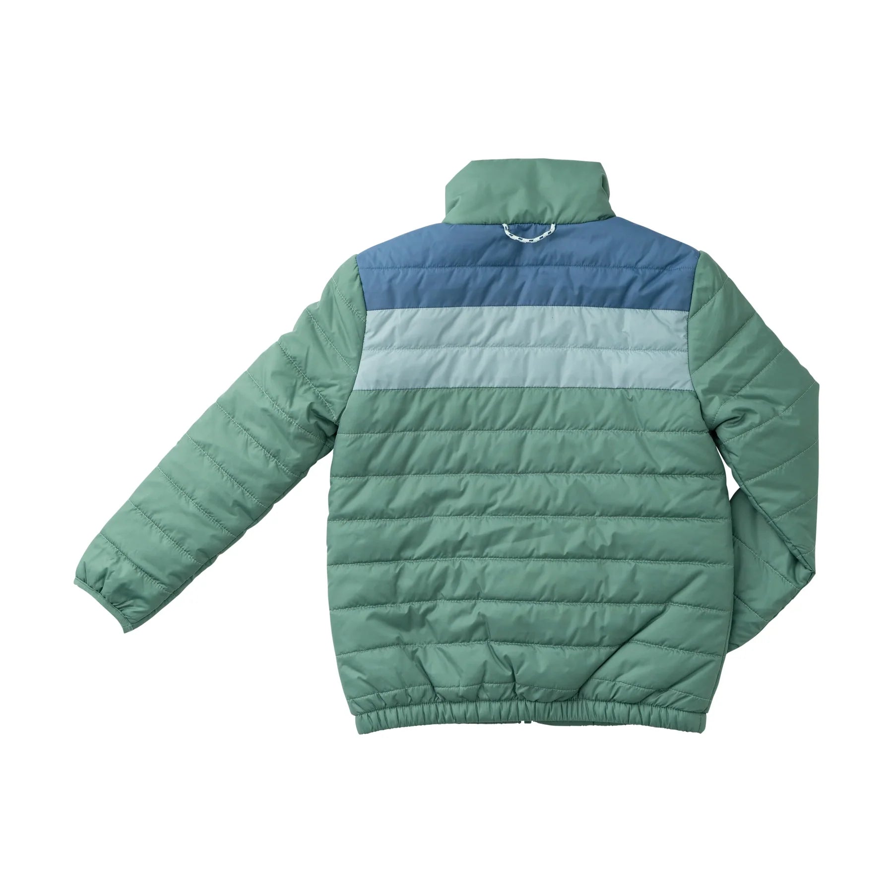 Boys Puffer Jacket- Frosty Spruce Colorblock