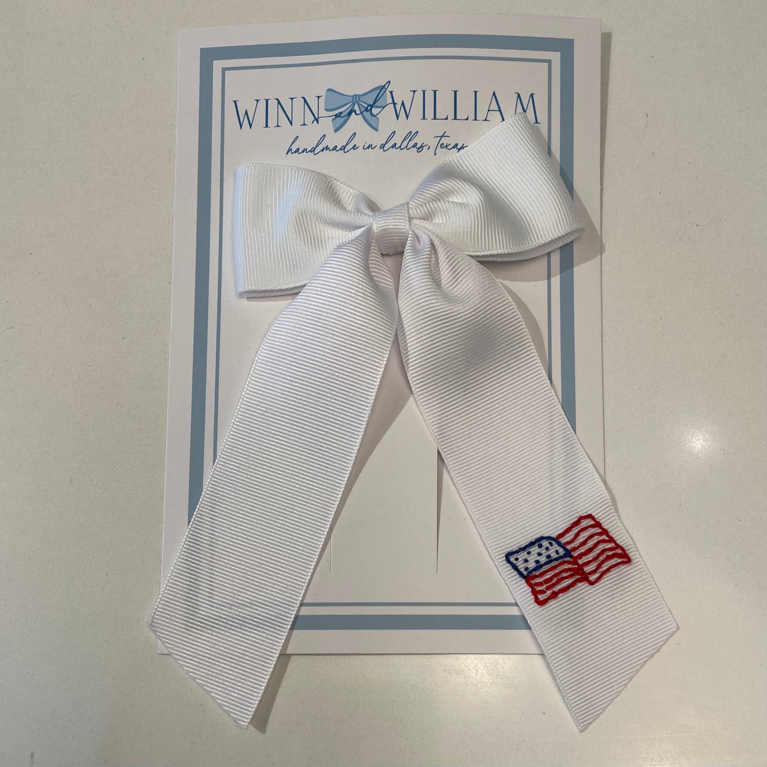 Patriotic Long Tail Bow