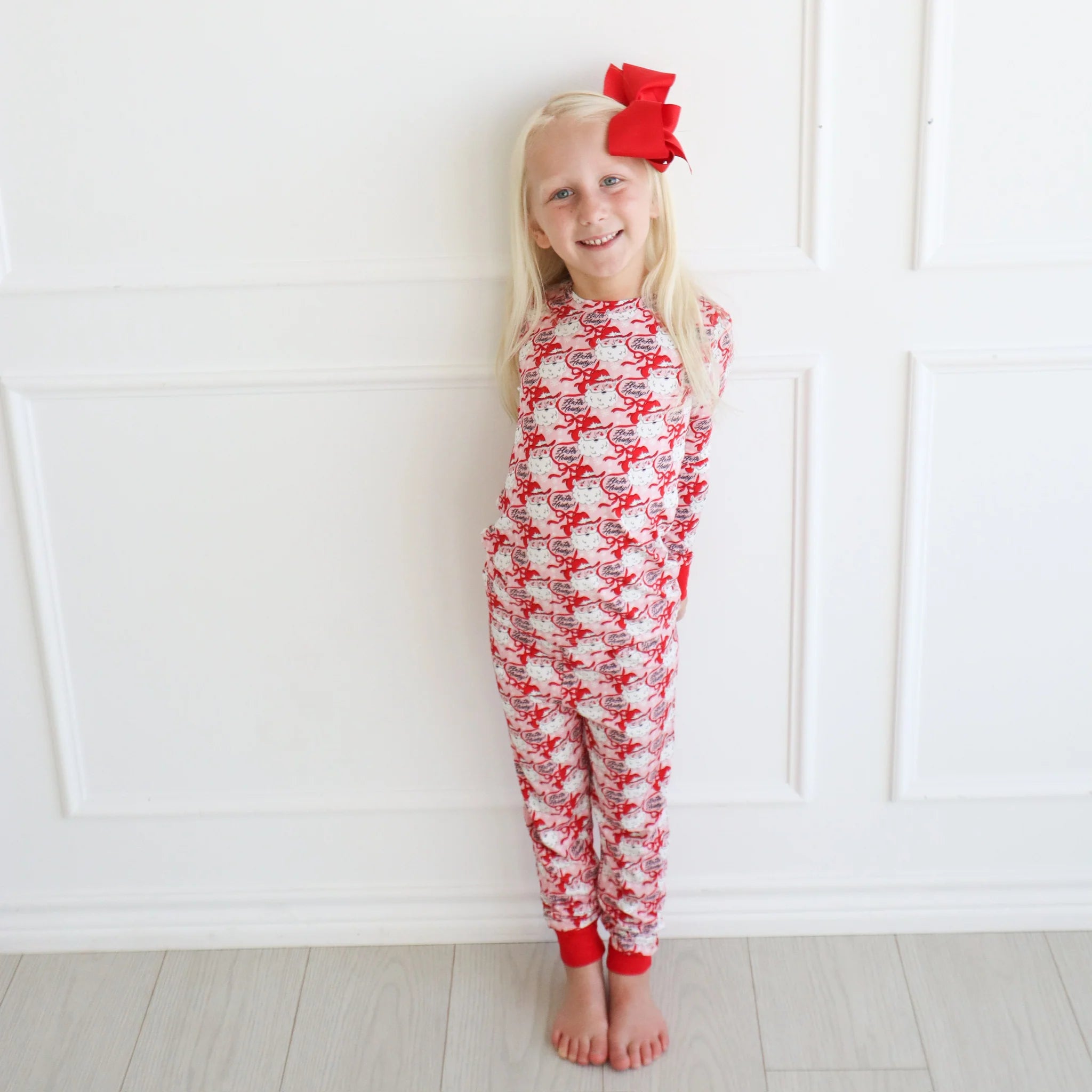 Loungewear Set- Ho Ho Howdy Pink