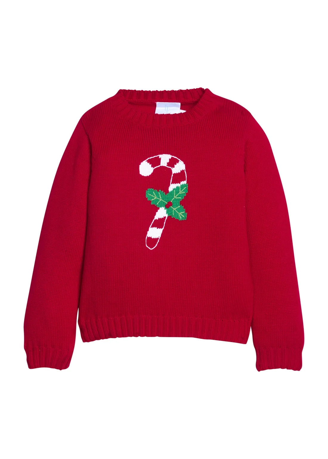 Intarsia Sweater- Candy Cane