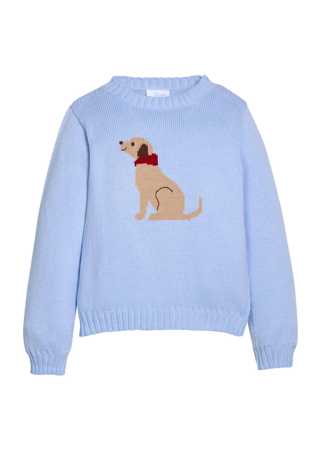 Intarsia Sweater- Seated Lab