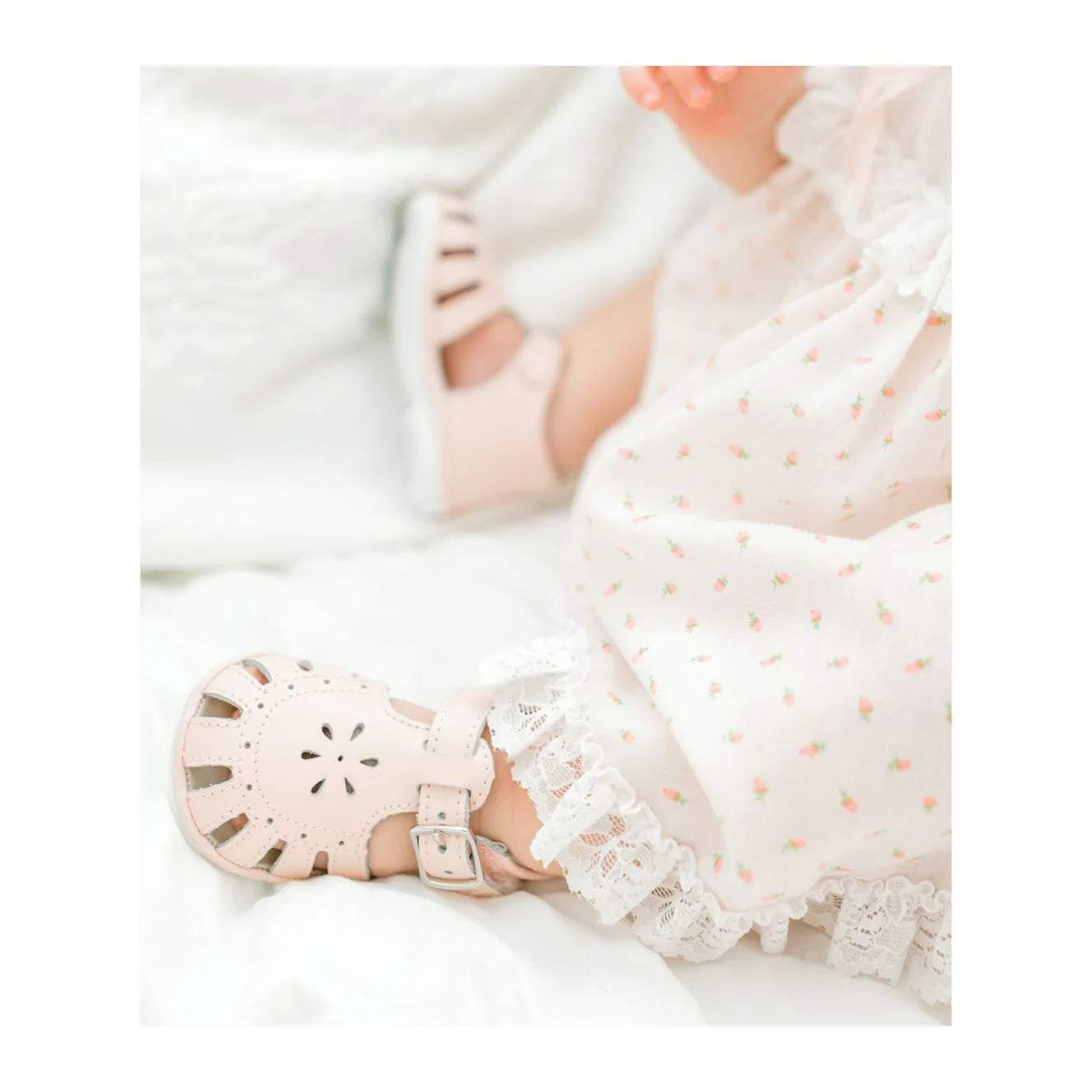 Pink Shelby Caged Baby Sandal
