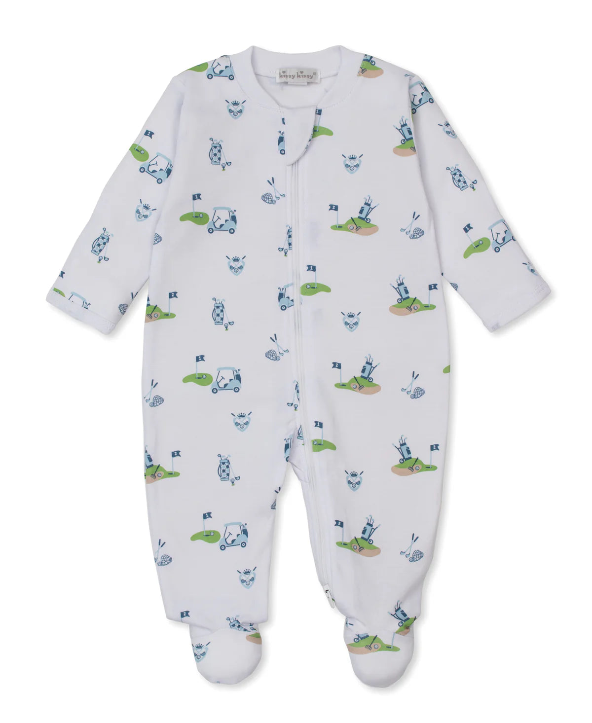 Golf Championship Blue Zip Footie