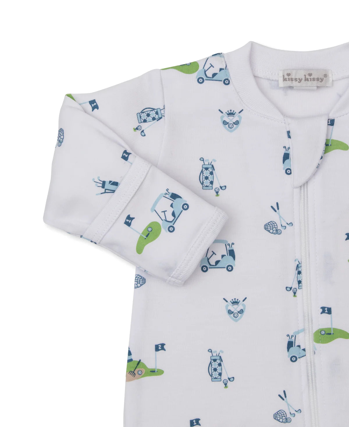 Golf Championship Blue Zip Footie