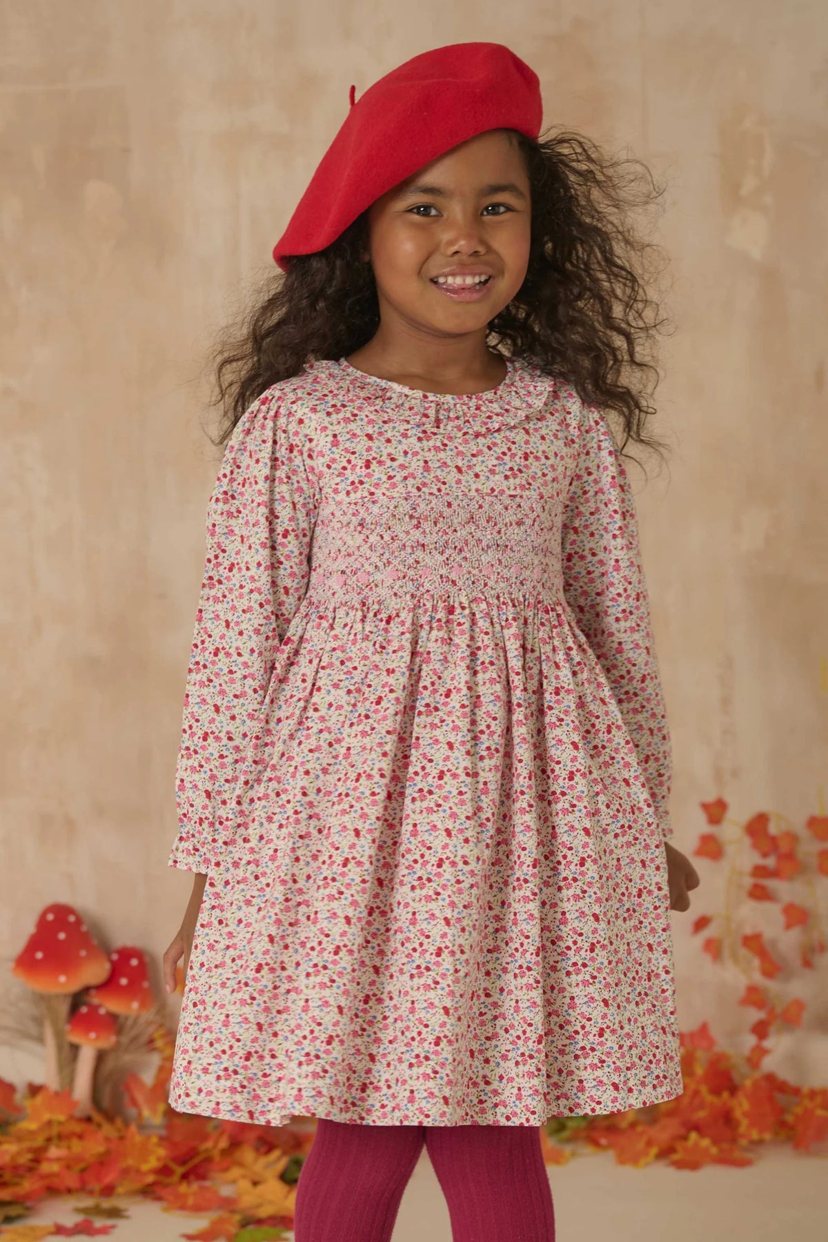 Hand-Smocked Girls Dress - Kendra