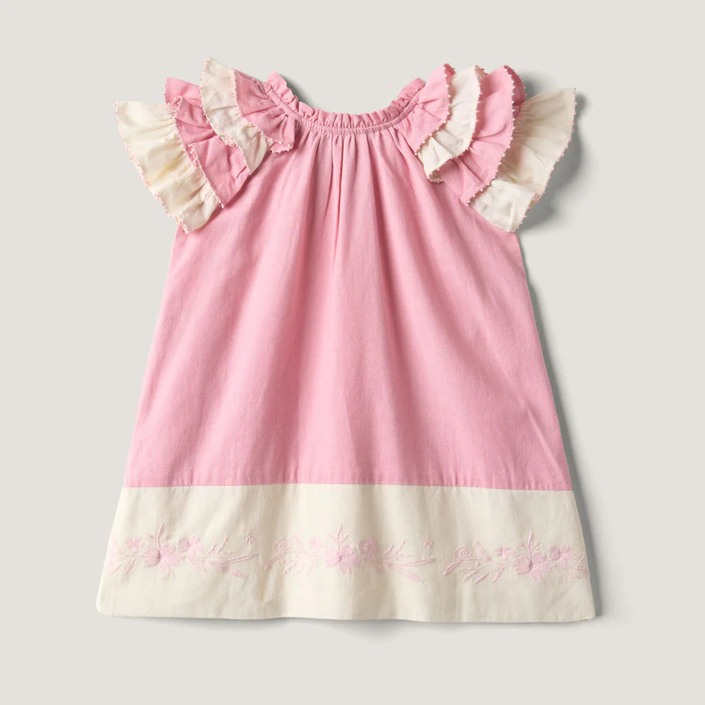 Linnea Dress- Peony Pink