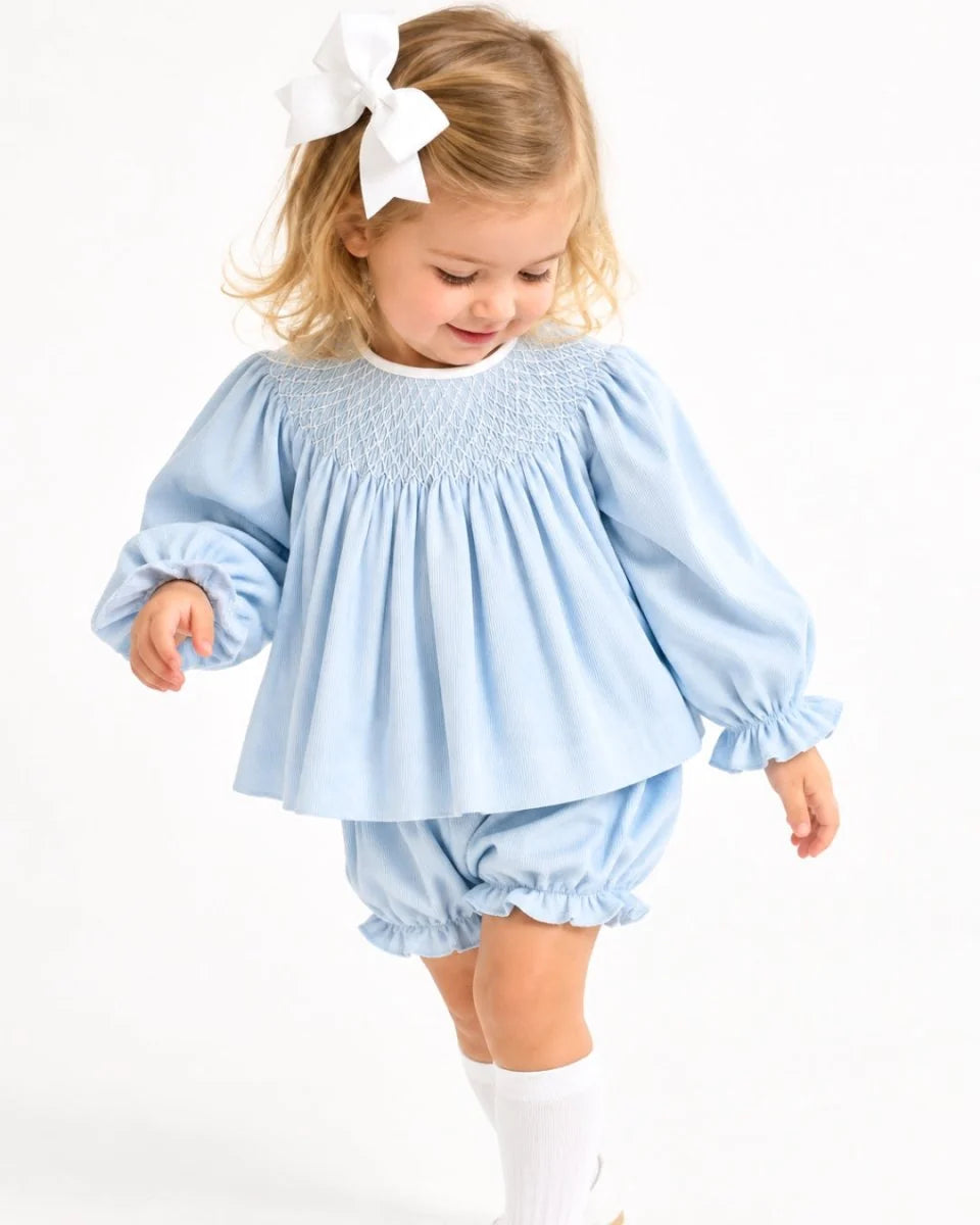 Betsy Bloomer Set- Birmingham Blue Pique