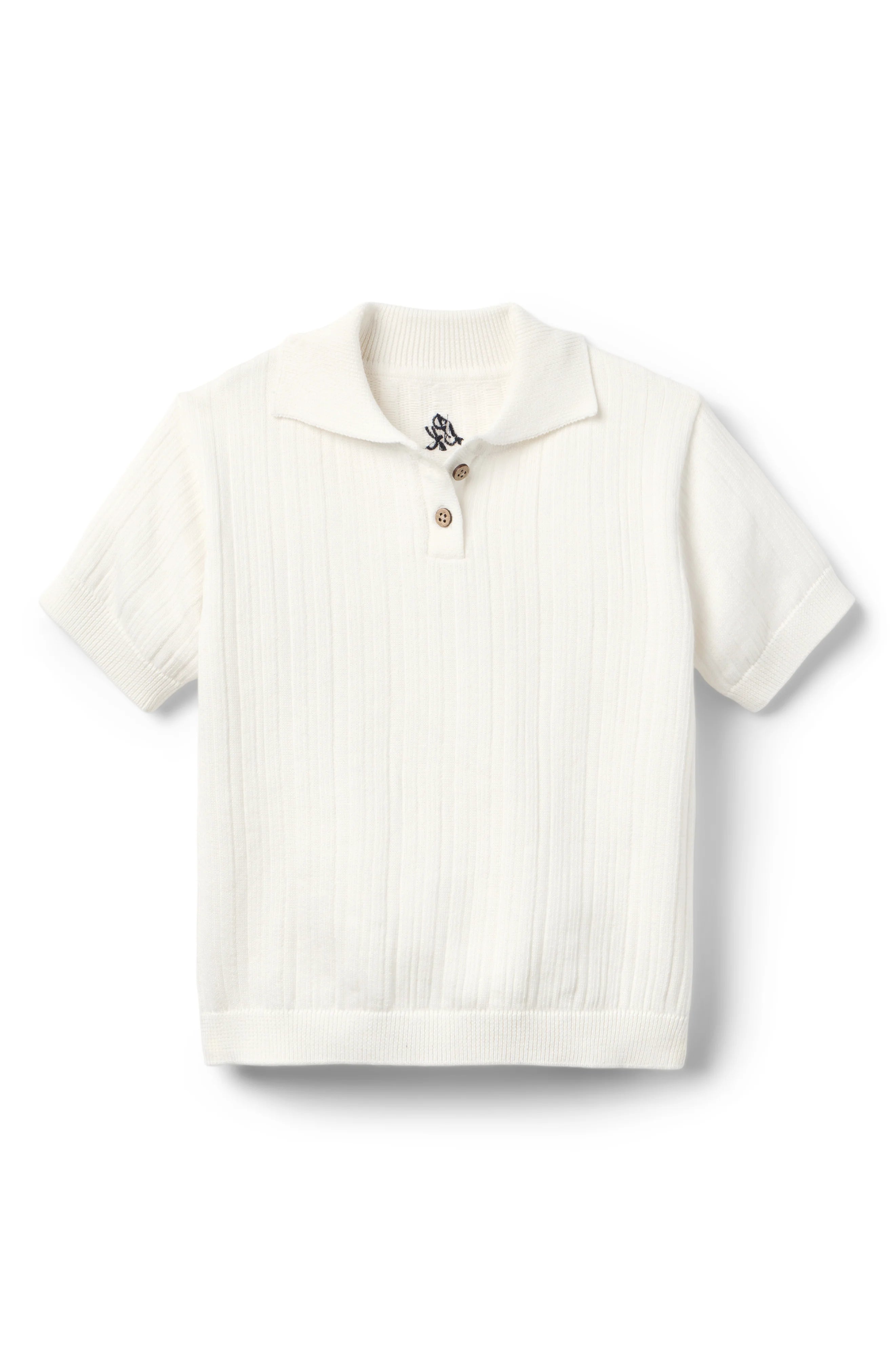 Sterling Short Sleeve Sweater- Cream