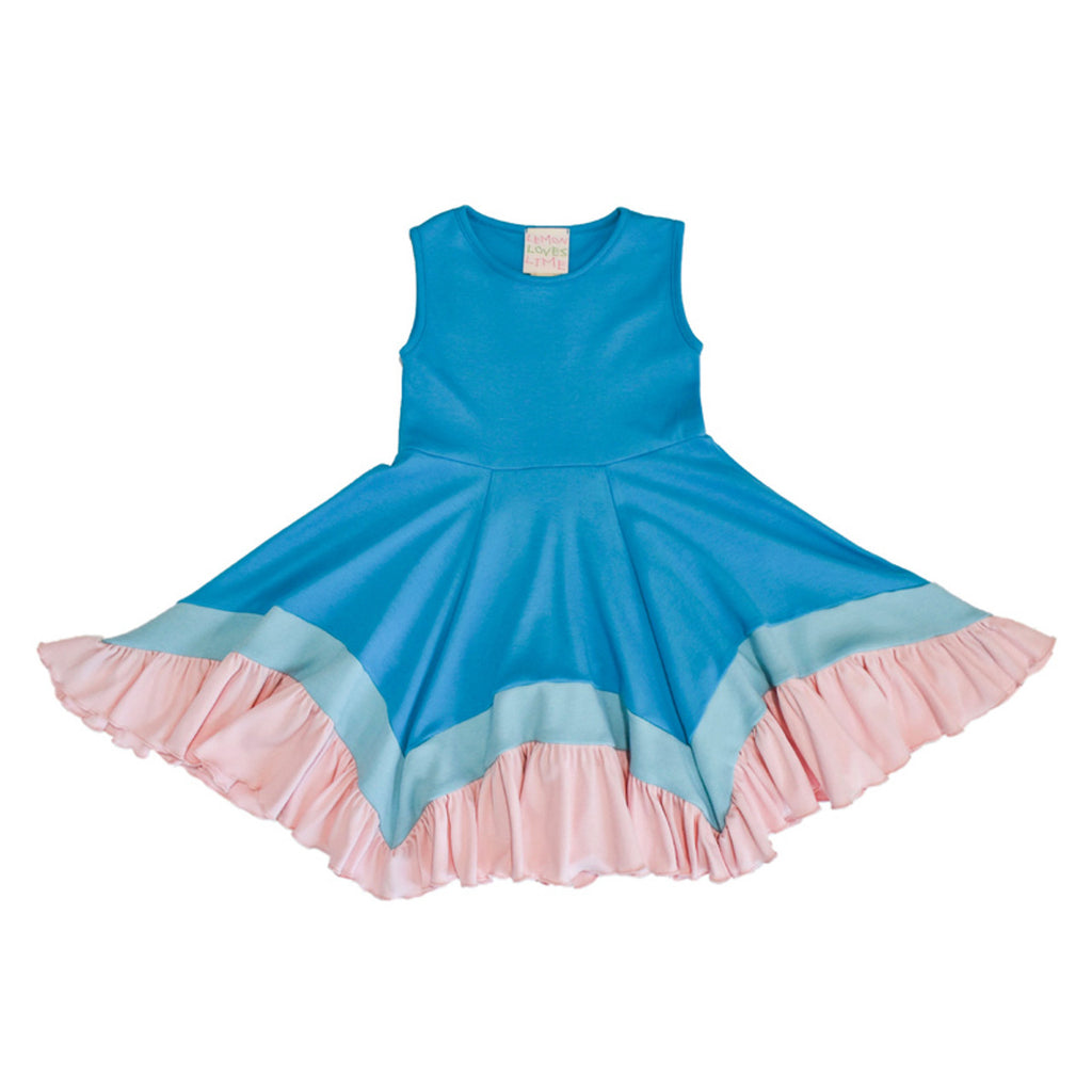 Carousel Dress - Scuba Blue