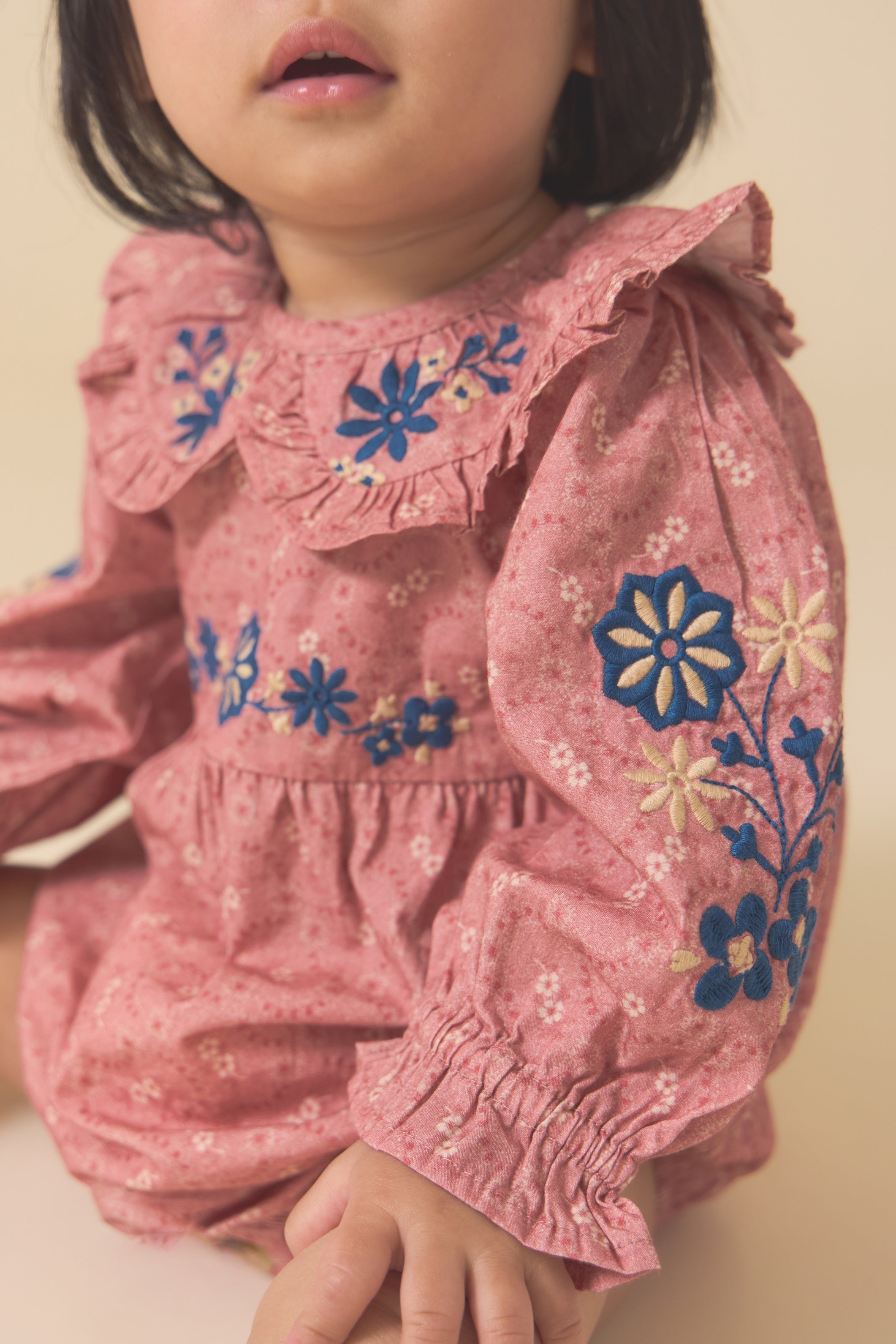 Little Belle Romper - Old Rose