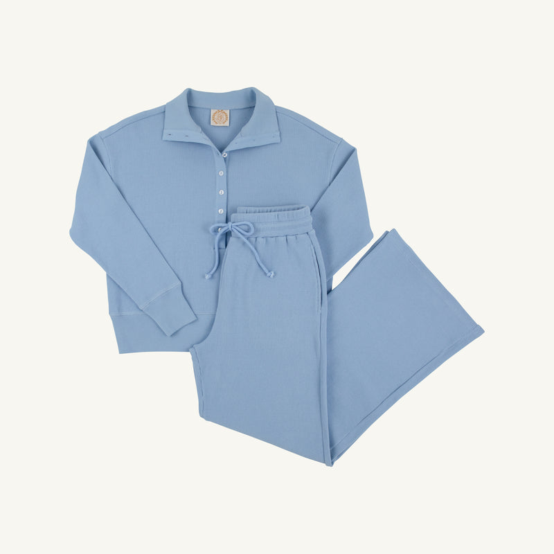 Libby's Lounge Set- Waffle Knit Sarasota Sky