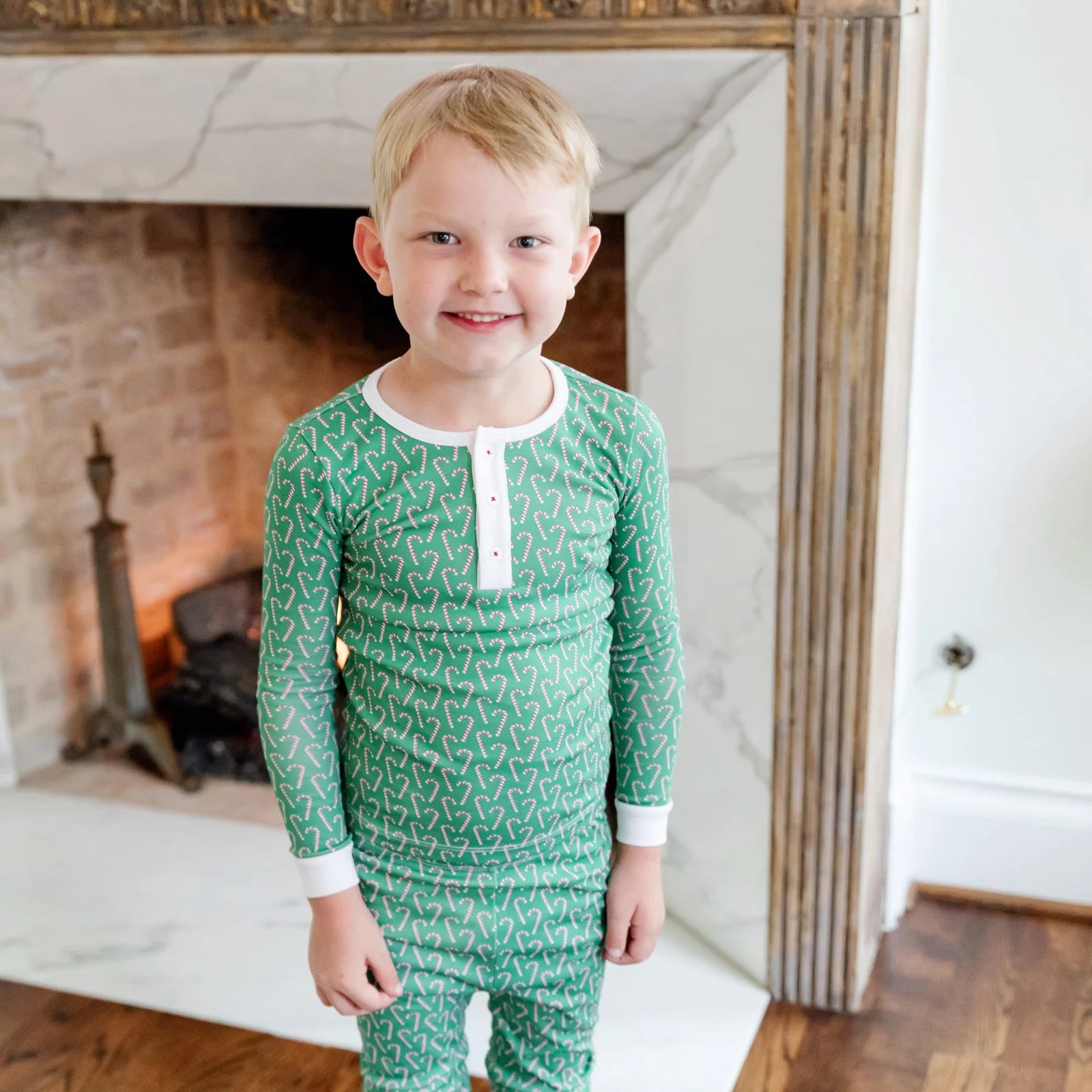 Jack Boys' Pajama Pant Set - Candy Cane Lane