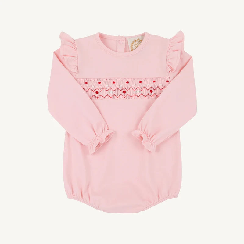 Long Sleeve Biltmore Bubble- Sandpearl Pink Rosebud