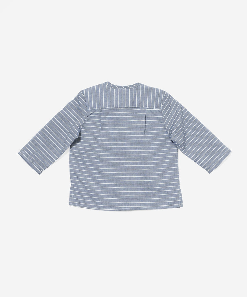 Baby Lupo Shirt - Chambray Stripe