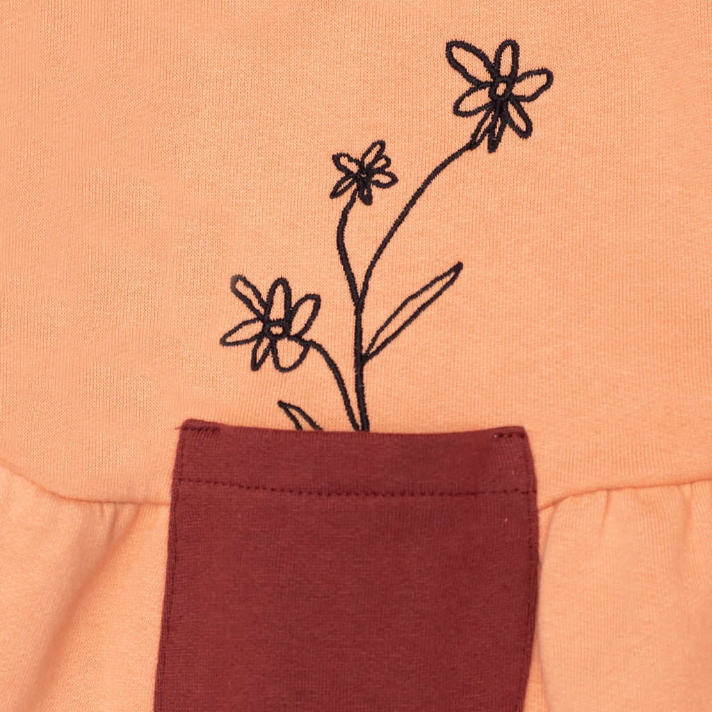 Floral Bloom Pocket Kid Dress