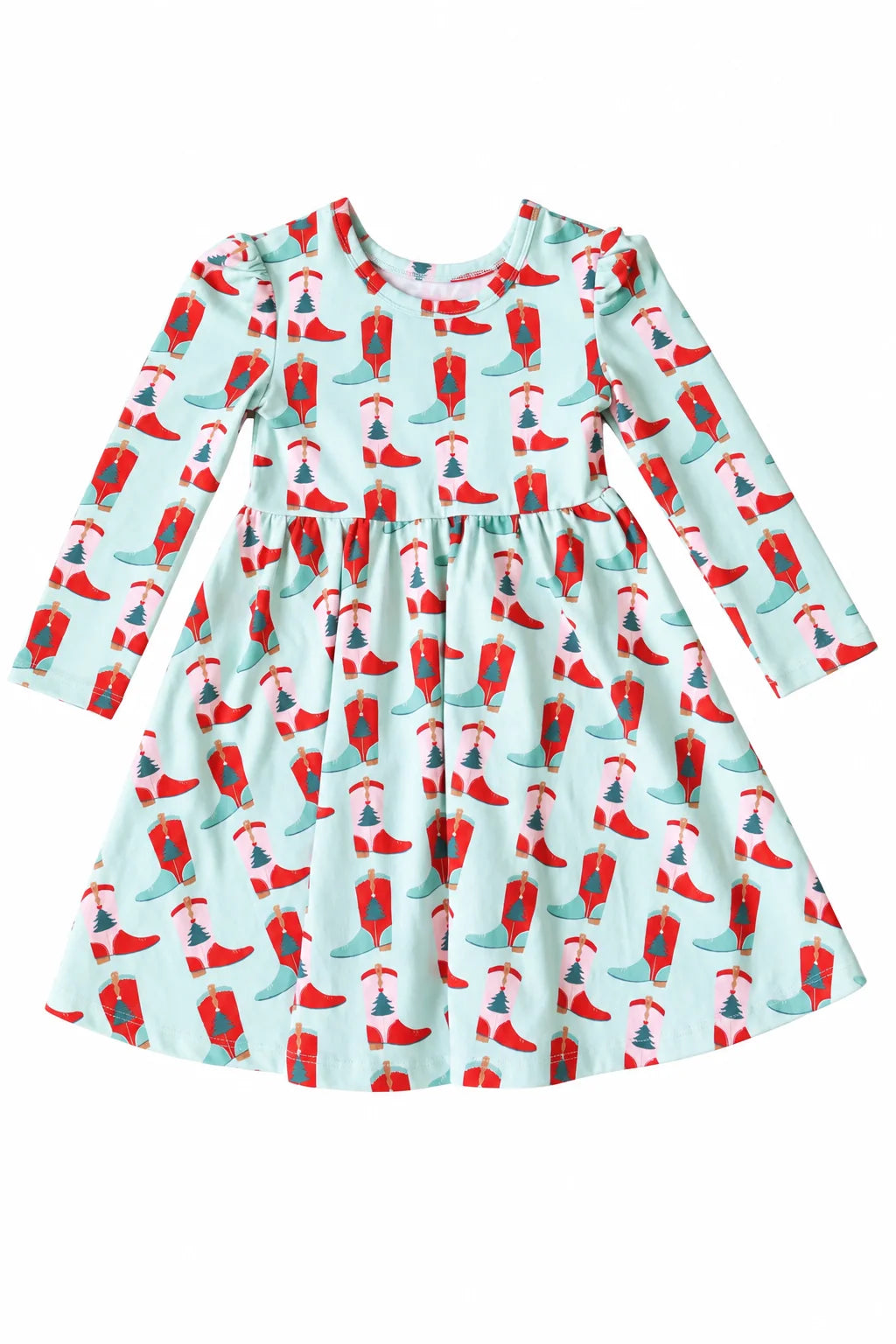 Morgan Dress- Holiday Boots