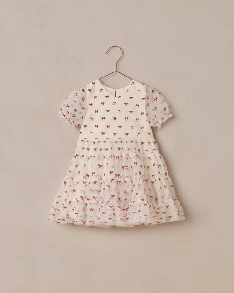 Dottie Dress- Ruby Bows