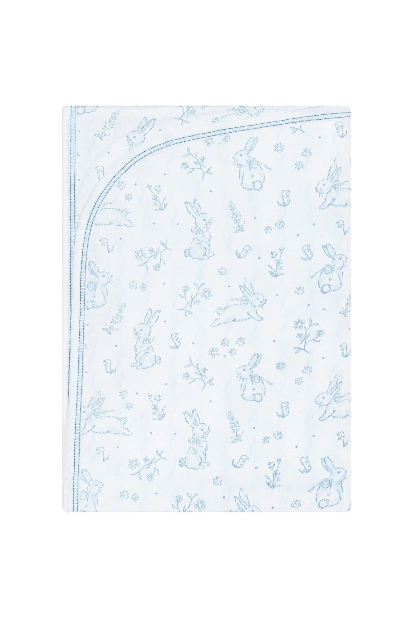 Bunny Toile Blanket