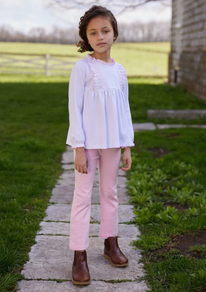 Kick Flare Leggings- Light Pink