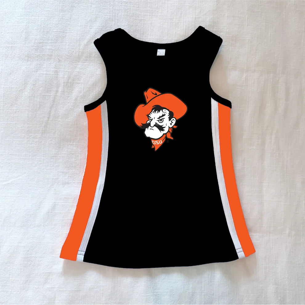 The Power Stripe Cheer Dress Oklahoma State (PRE ORDER)
