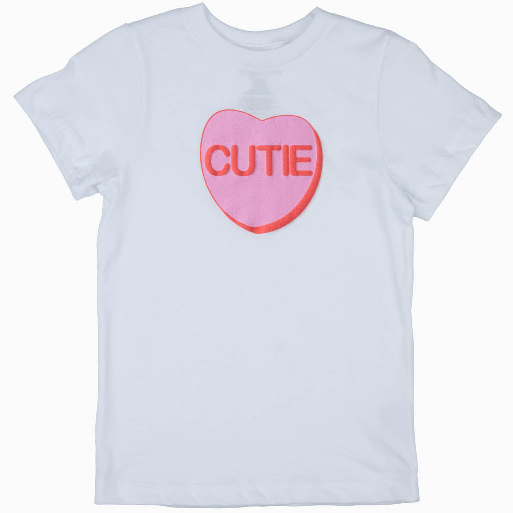 Puffy Cutie Heart Short Sleeve Shirt