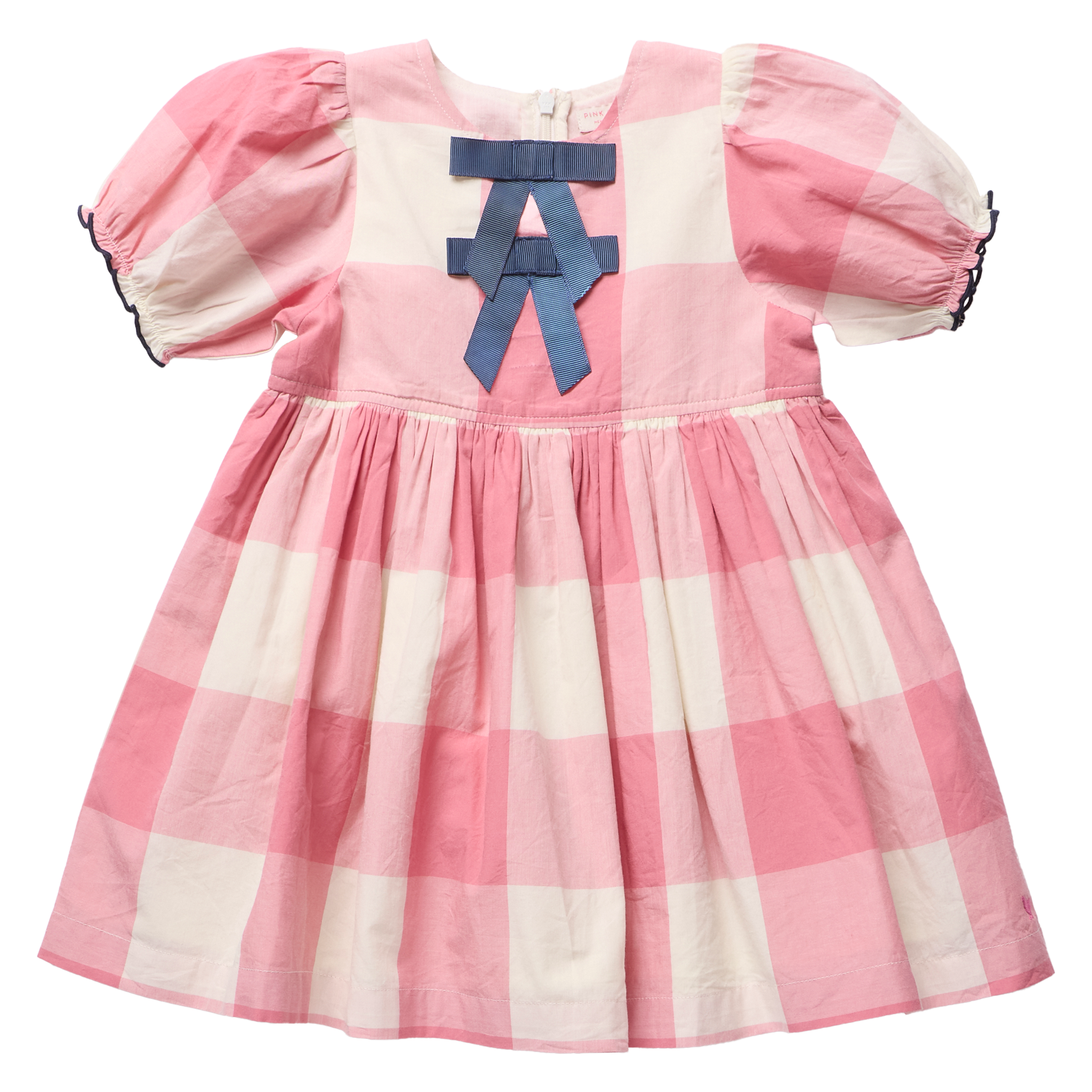 Hermione Dress - Pink Checks