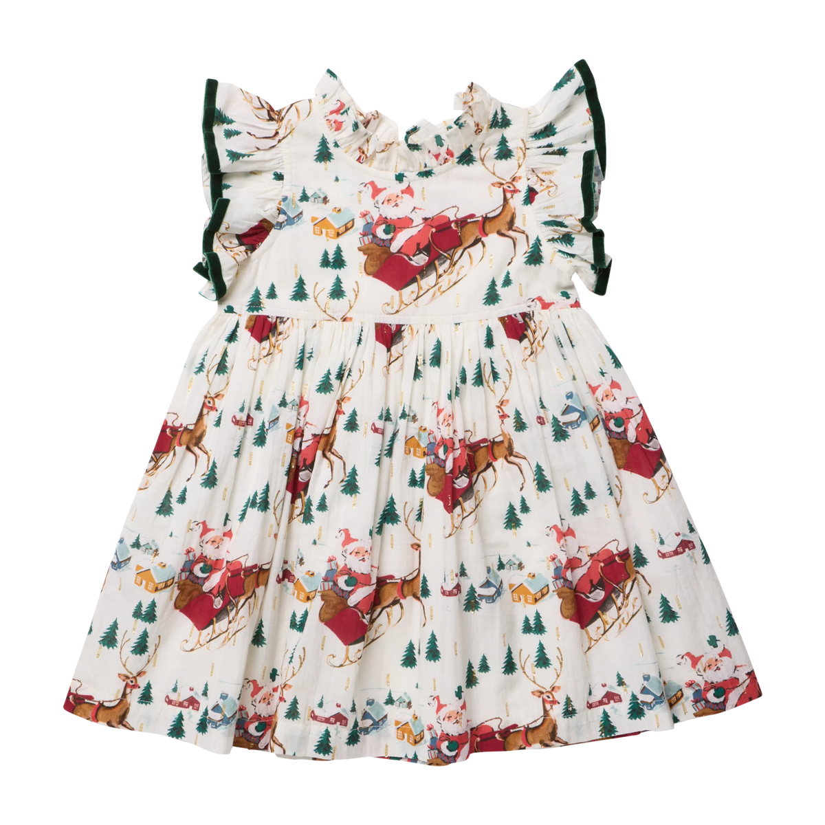 Jennifer Dress- Santa Sleigh