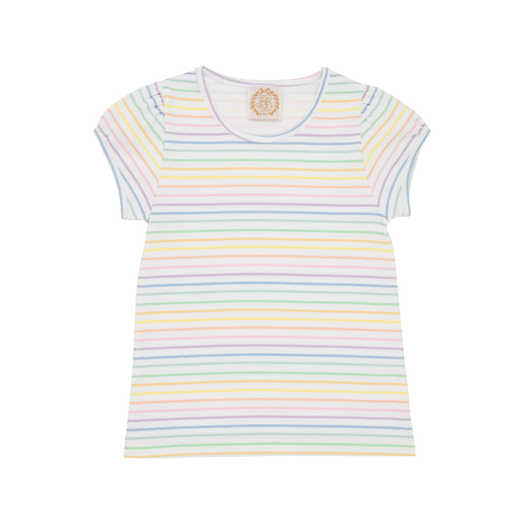 Penny's Play Shirt - Rainbow Rollerskate Stripe