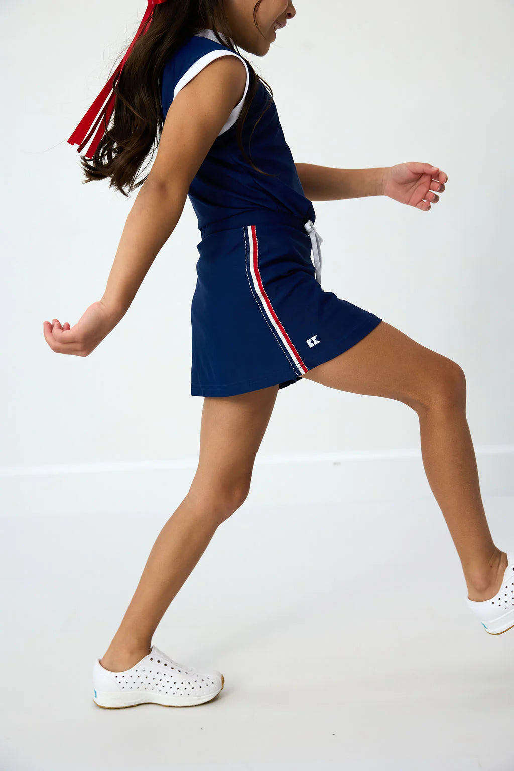 liberty love navy skort