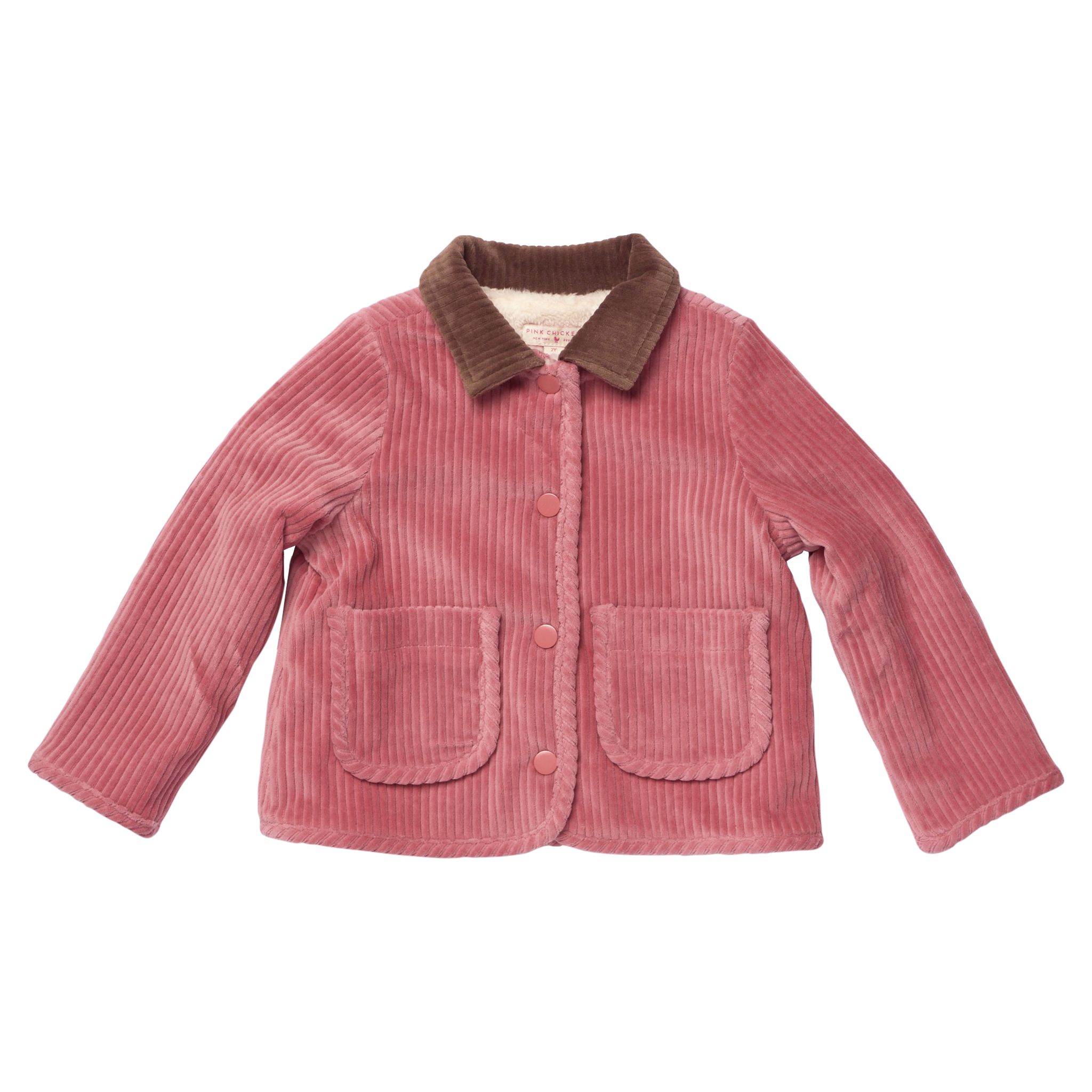 Girls Jace Plush Jacket - Pink