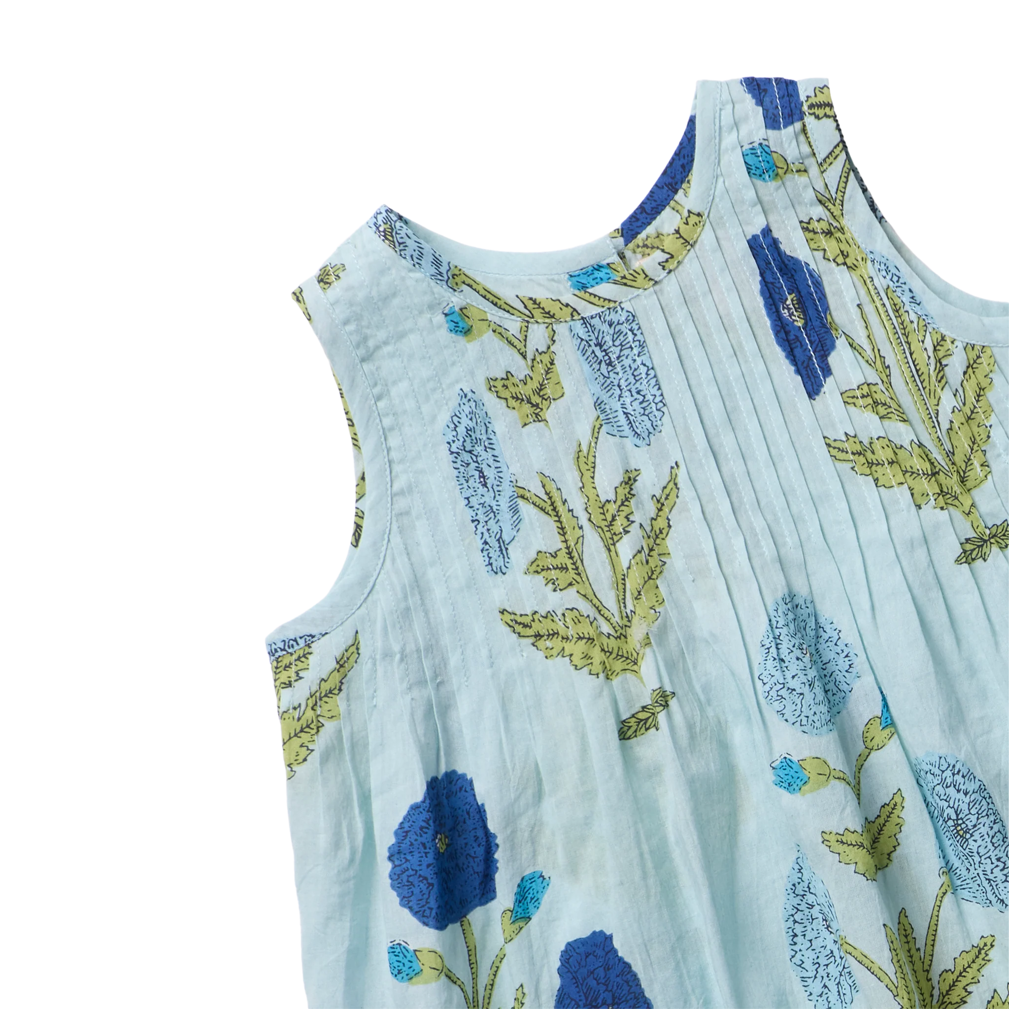 Baby Girls Jaipur 2-Piece Set- Blue Dandelion